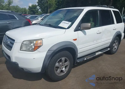 2006 Honda Pilot Ex-L из США, поврежденный, VIN 2HKYF18526H561657